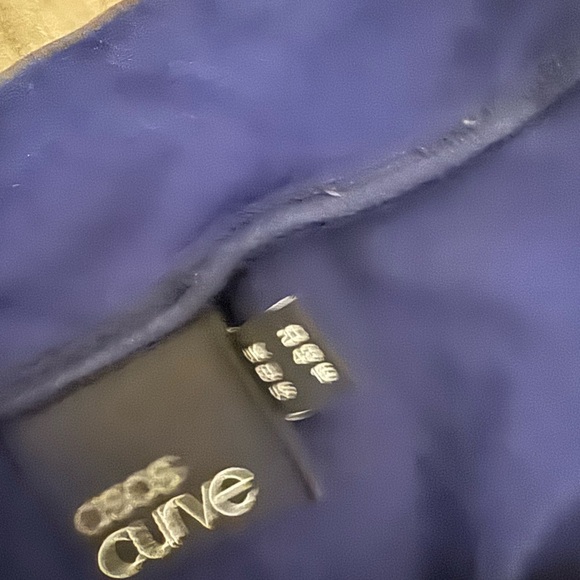 ASOS Curve Navy and Red Halter high waisted Bikini Set size 20 plus - Picture 2 of 2